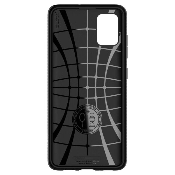 Spigen Galaxy A51 ile Uyumlu Kılıf Liquid Air Matte Black