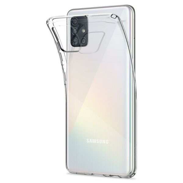 Spigen Galaxy A51 ile Uyumlu Kılıf Liquid Crystal Crystal Clear