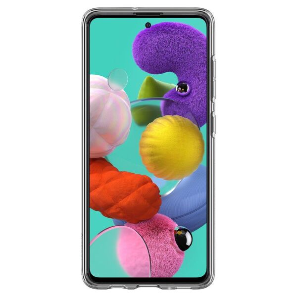 Spigen Galaxy A51 ile Uyumlu Kılıf Liquid Crystal Crystal Clear