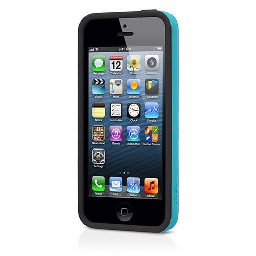 Tavik iPhone SE/5S/5 ile Uyumlu Kılıf Bumper Mavi Siyah PKG1167