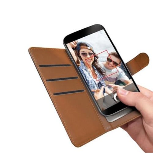 Celly Wally XL Üniversal 4.5'' 5.0'' Telefonlar ile Uyumlu Kapaklı Kılıf Siyah