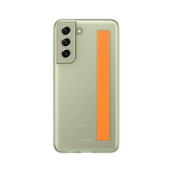 Galaxy S21 FE 5G ile Uyumlu İnce Kayışlı Kılıf Nane-EF-XG990CMEGWW