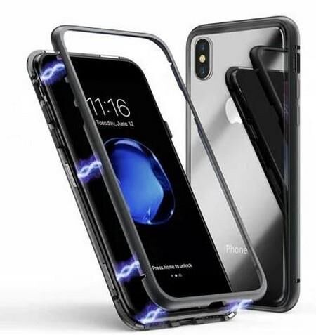 Blogy iPhone X / Xs ile Uyumlu Magnetic Case Kılıf