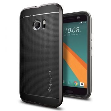 Spigen 10 ile Uyumlu Kılıf Neo Hybrid Gun Metal