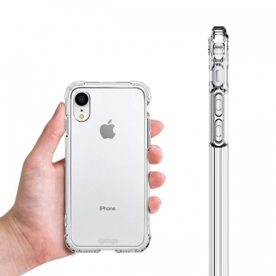 Blogy iPhone XR ile Uyumlu Crystal Fit Kılıf Crystal Clear