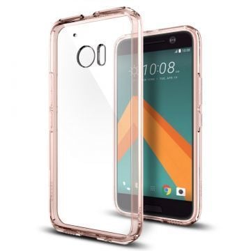 Spigen 10 ile Uyumlu Kılıf Ultra Hybrid Rose Crystal