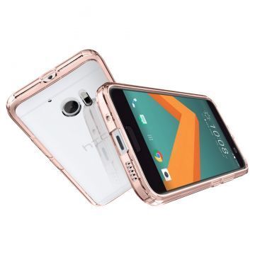 Spigen 10 ile Uyumlu Kılıf Ultra Hybrid Rose Crystal