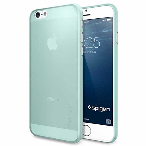 Spigen iPhone 6/6s ile Uyumlu Kılıf Air Skin Ultra İnce Mint