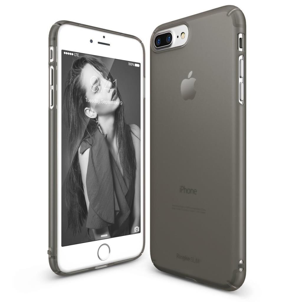 Ringke Slim Frost iPhone 7/8 Plus ile Uyumlu KIlıf Black