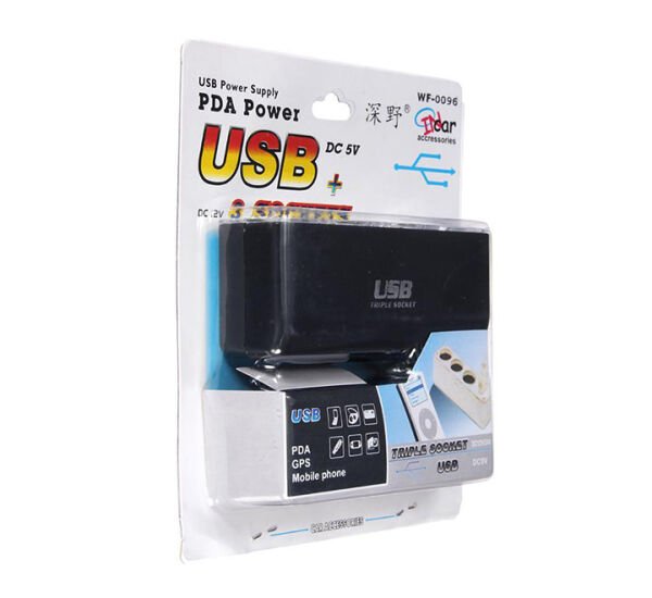 3X Çakmaklık Çıkışlı 1X Usb Çıkışlı Araç Çakmaklık Çoğaltıcı