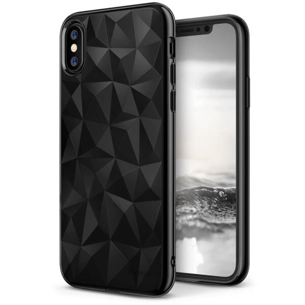 Ringke Air Prism 3D Elmas Yansıması iPhone X ile Uyumlu KIlıf Ink Black
