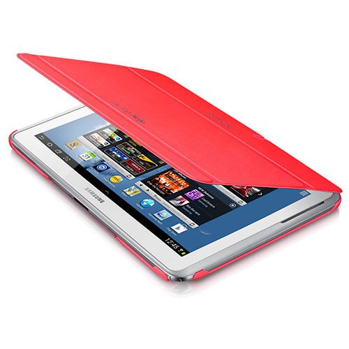 Galaxy N8005 Note 10.1 ile Uyumlu Bookcover Kılıf Pembe EFC-1G2NPECSTD (Out)