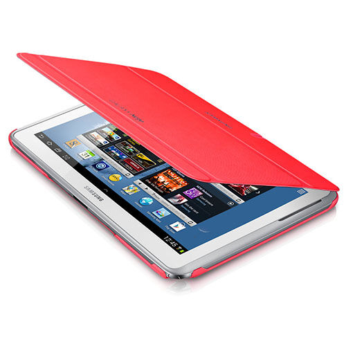 Galaxy N8005 Note 10.1 ile Uyumlu Bookcover Kılıf Pembe EFC-1G2NPECSTD (Out)
