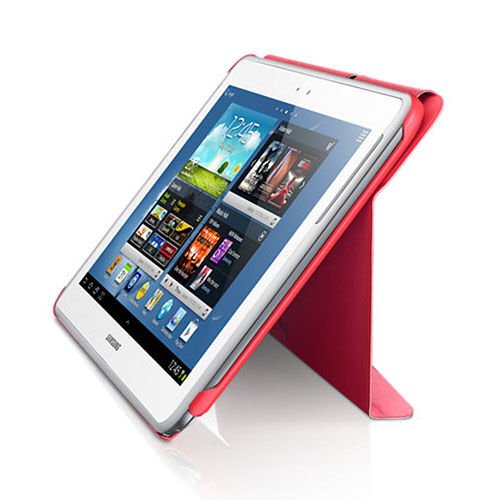 Galaxy N8005 Note 10.1 ile Uyumlu Bookcover Kılıf Pembe EFC-1G2NPECSTD (Out)