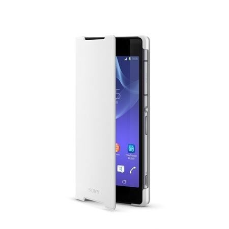 SCR10 Xperia Z2 Standlı Kılıf Beyaz
