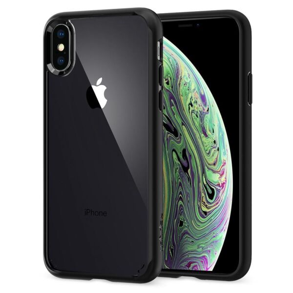 Spigen iPhone XS Max ile Uyumlu Kılıf Ultra Hybrid Matte Black