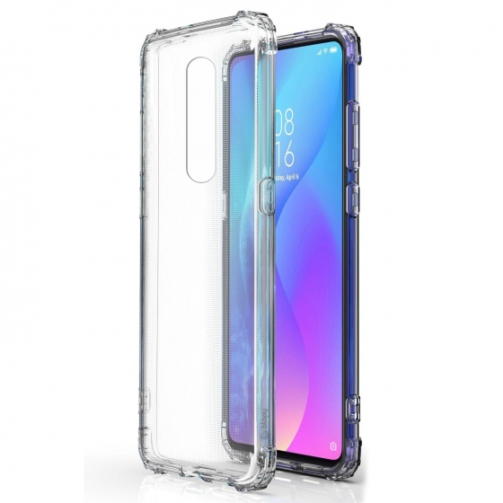 Blogy Mi 9T ile Uyumlu Crystal Fit Kılıf Crystal Clear