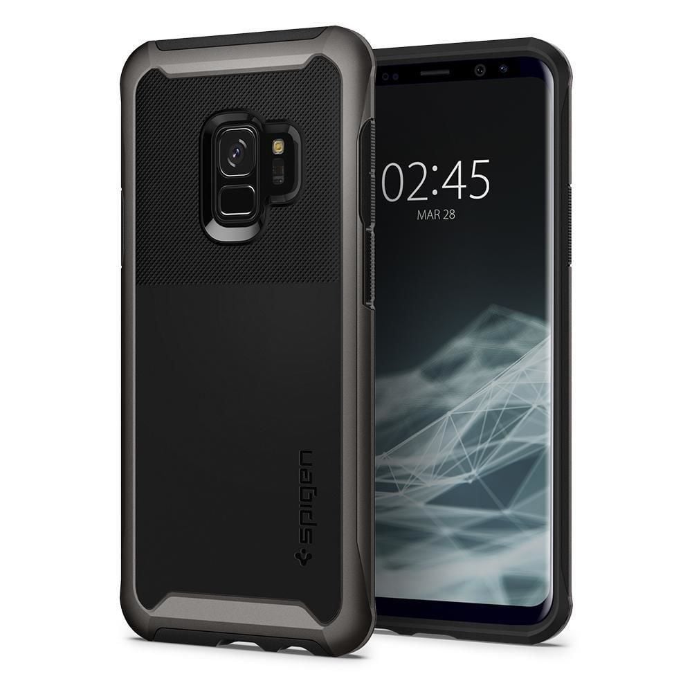 Spigen Galaxy S9 ile Uyumlu Kılıf Neo Hybrid Urban Gunmetal
