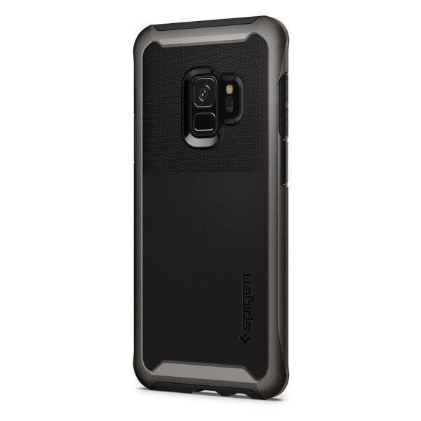Spigen Galaxy S9 ile Uyumlu Kılıf Neo Hybrid Urban Gunmetal