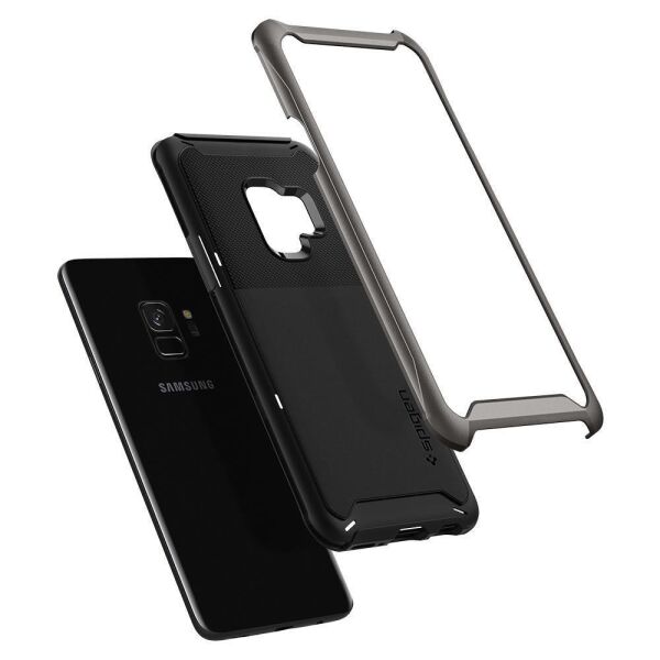 Spigen Galaxy S9 ile Uyumlu Kılıf Neo Hybrid Urban Gunmetal