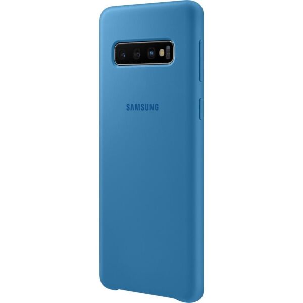 Galaxy S10 ile Uyumlu Kılıf Silicone Cover Mavi EF-PG973TLEGWW (Out)