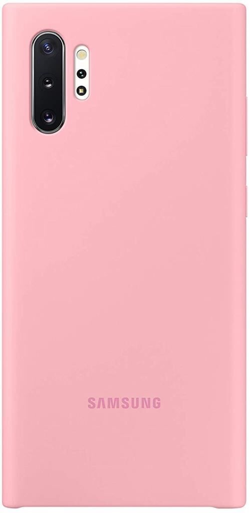 Galaxy Note 10 Plus ile Uyumlu Kılıf Silicone Cover Pembe EF-PN975TPEGWW (Out)