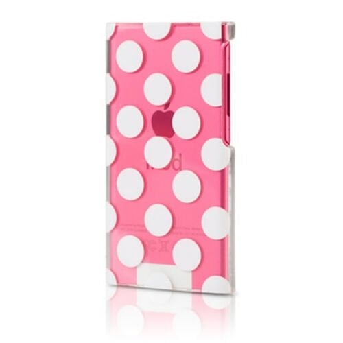 Griffin iPod Nano 7 ile Uyumlu Kılıf Sert Şeffaf Dots RE35938