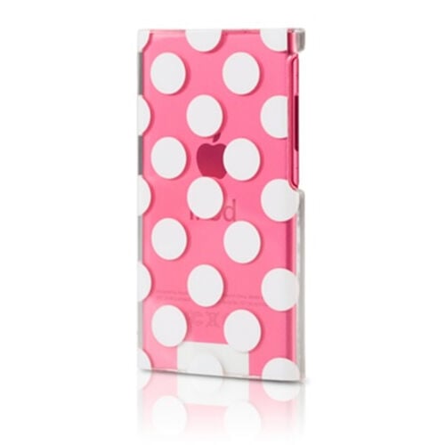 Griffin iPod Nano 7 ile Uyumlu Kılıf Sert Şeffaf Dots RE35938