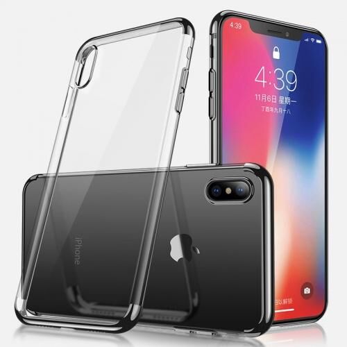 Zore iPhone XS Max ile Uyumlu Glitter Silikon Kılıf Siyah