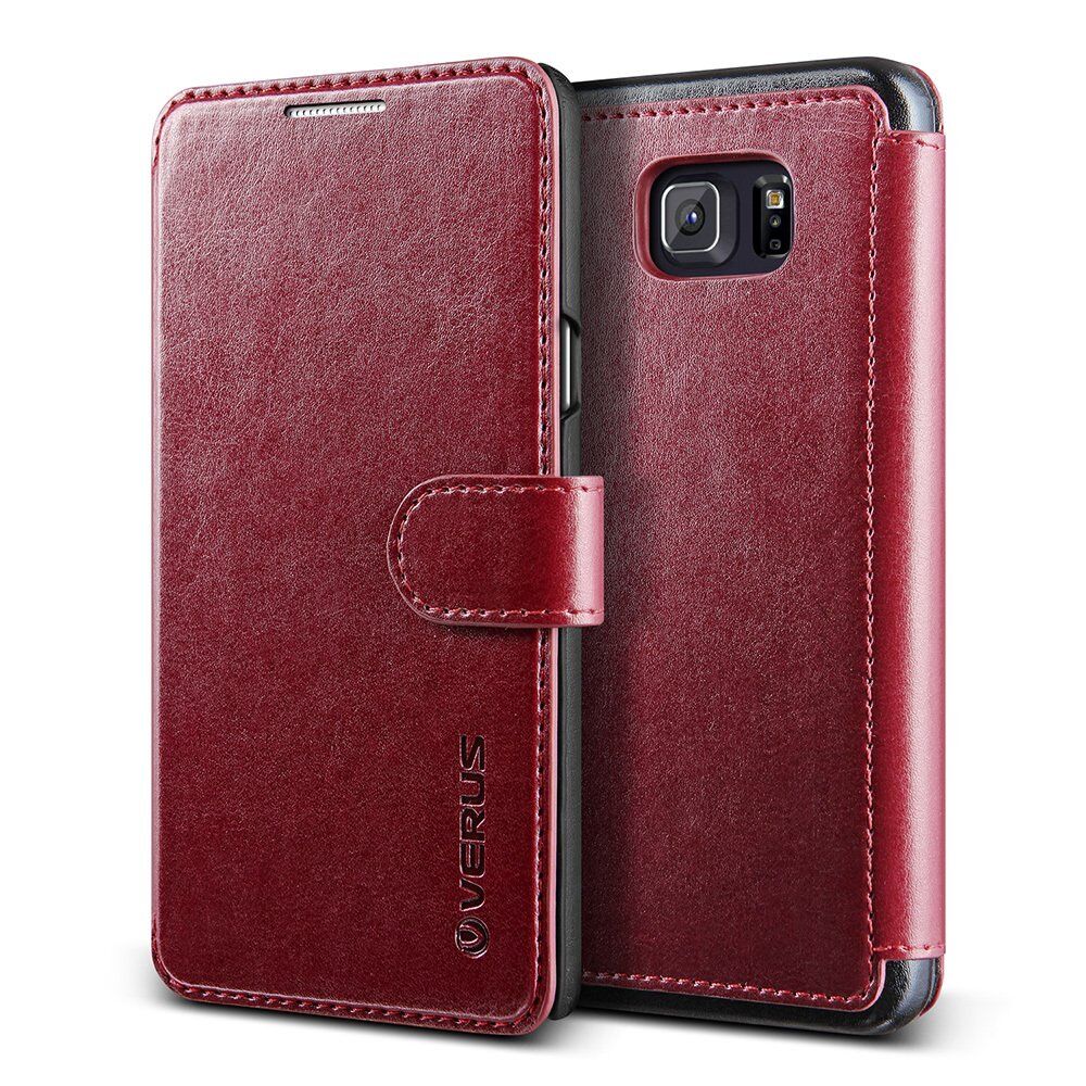 Verus Galaxy Note 5 ile Uyumlu Case Dandy Layered Series Kılıf Renk  Wine Black