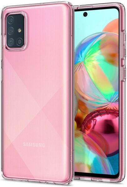 Spigen Galaxy A71 ile Uyumlu Kılıf Liquid Crystal Crystal Clear