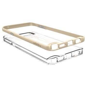 Spigen Galaxy Note 5 ile Uyumlu Kılıf Neo Hybrid Crystal Champagne Gold