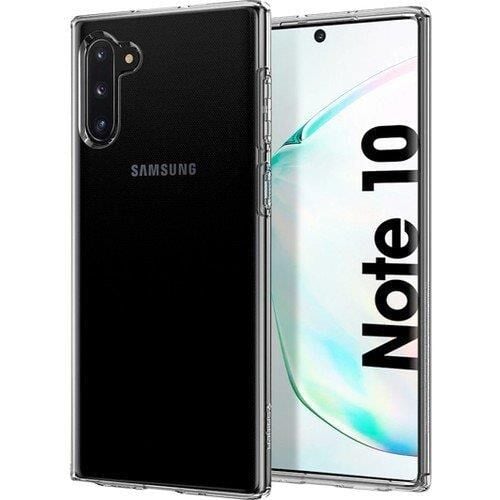 Spigen Galaxy Note 10 ile Uyumlu Kılıf Crystal Flex Crystal Clear