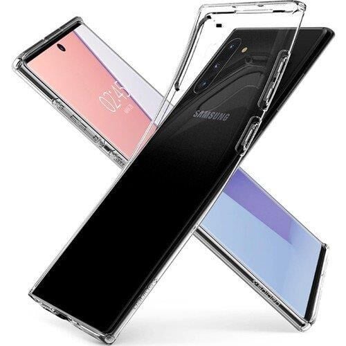 Spigen Galaxy Note 10 ile Uyumlu Kılıf Crystal Flex Crystal Clear