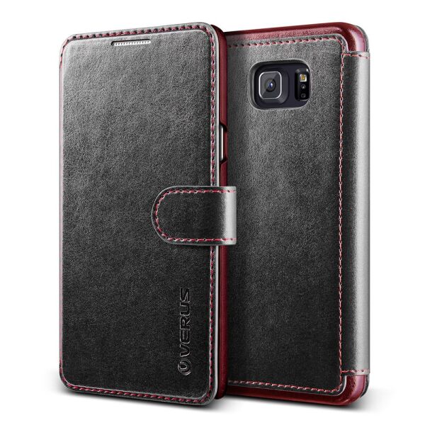 Verus Galaxy Note 5 ile Uyumlu Case Dandy Layered Series Kılıf Renk  Black Wine
