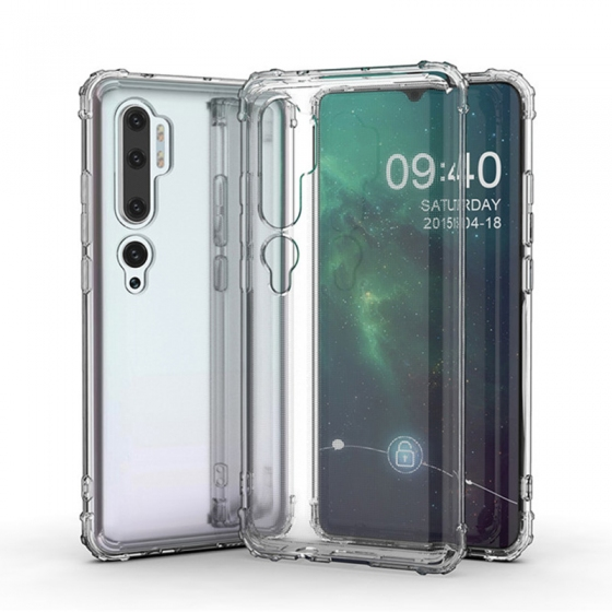 Blogy Note 10 Pro ile Uyumlu Crystal Fit Kılıf Crystal Clear