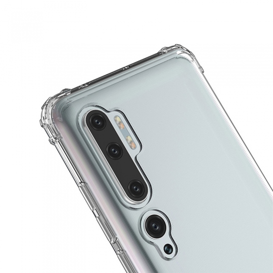 Blogy Note 10 Pro ile Uyumlu Crystal Fit Kılıf Crystal Clear