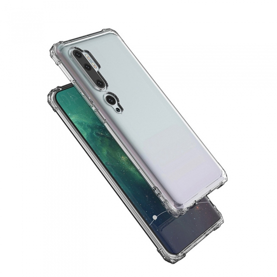 Blogy Note 10 Pro ile Uyumlu Crystal Fit Kılıf Crystal Clear