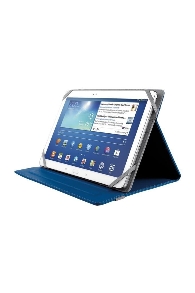 Trust 19325 Verso Folio Stand 10'' ile Uyumlu Kılıf Mavi