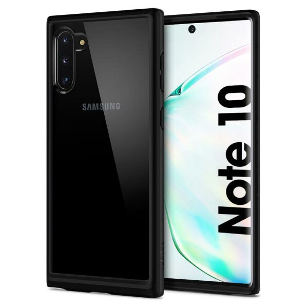 Spigen Galaxy Note 10 ile Uyumlu Kılıf Ultra Hybrid Matte Black