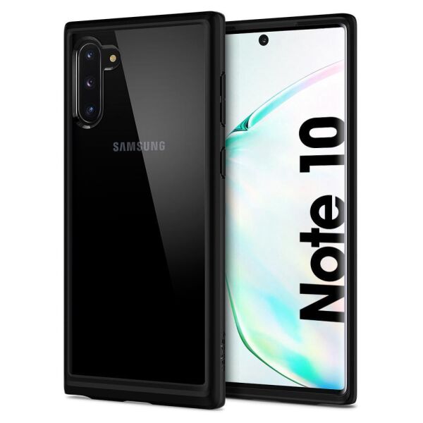 Spigen Galaxy Note 10 ile Uyumlu Kılıf Ultra Hybrid Matte Black