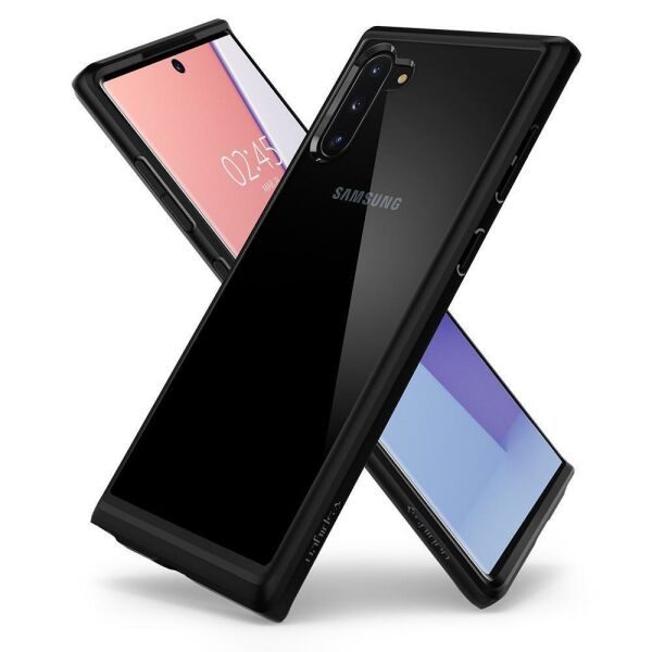 Spigen Galaxy Note 10 ile Uyumlu Kılıf Ultra Hybrid Matte Black