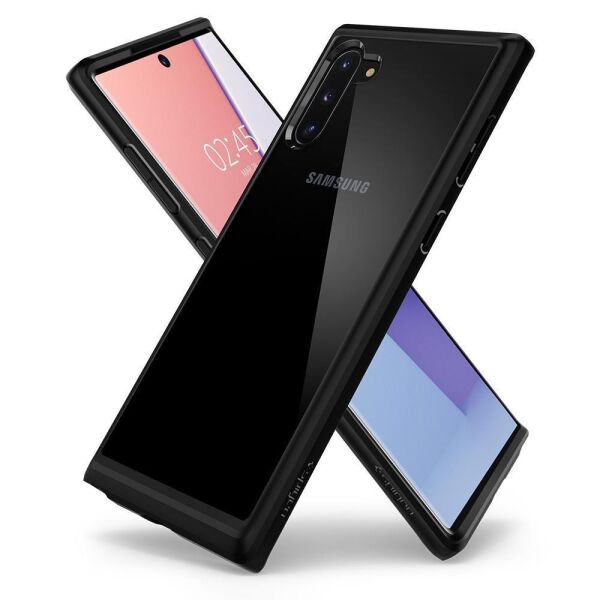 Spigen Galaxy Note 10 ile Uyumlu Kılıf Ultra Hybrid Matte Black