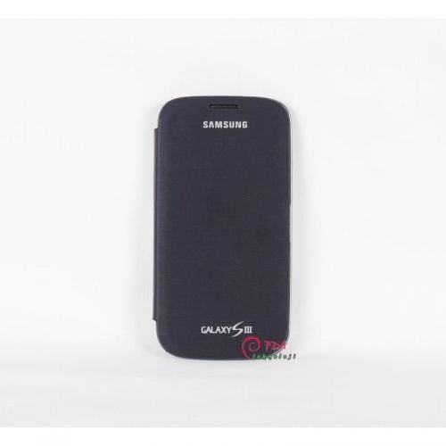 Galaxy S3 i9300 ile Uyumlu Flip Cover Kapaklı Kılıf Mavi Renk