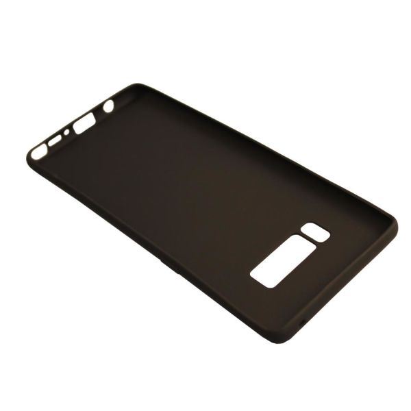 Galaxy Note 8 ile Uyumlu Morris Silikon Kılıf Siyah