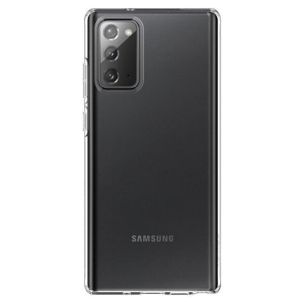 Spigen Galaxy Note 20 ile Uyumlu Kılıf Crystal Flex Crystal Clear
