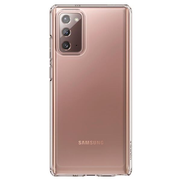 Spigen Galaxy Note 20 ile Uyumlu Kılıf Crystal Hybrid Crystal Clear