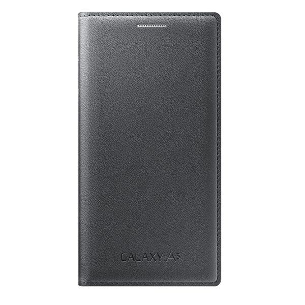 Galaxy A3 (2015) ile Uyumlu Kılıf Flip Cover Siyah EF-FA300BC