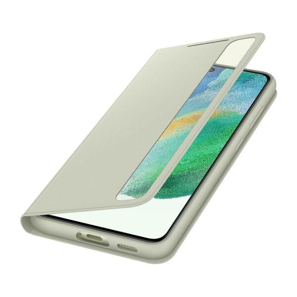 Galaxy S21 FE ile Uyumlu Smart Clear View Kılıf-Nane EF-ZG990CMEGTR