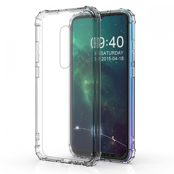 Blogy RedMi Note 8 Pro ile Uyumlu Crystal Fit Kılıf Crystal Clear